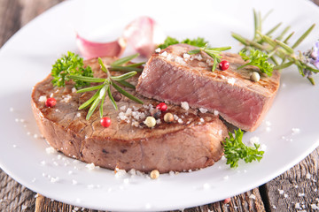fried beef and pepper