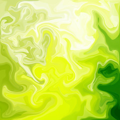 Green Digital Acrylic Color Swirl Or Similar Marble Twist Texture Background