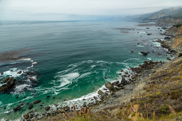 Fototapeta na wymiar Pacific Coast Highway View