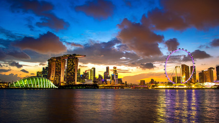 Fototapeta na wymiar Lanscape of Singapore.