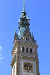 City Hall in the Hanseatic City Hamburg, Germany, Europe.