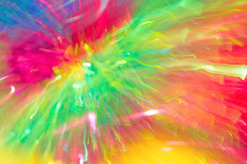Fototapeta na wymiar Color explosion of light-graffiti.