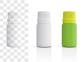 Tube with medications  for your design is easy to change colors Mock up
