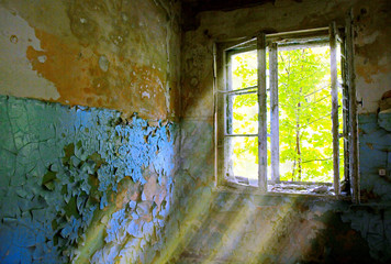 Altes Haus - Lost Place Fenster Licht