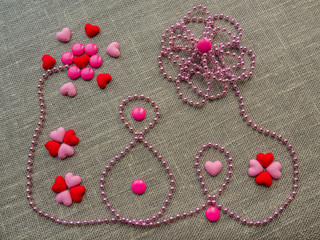 Mock-up template natural background for a colorful design greetings 8 march