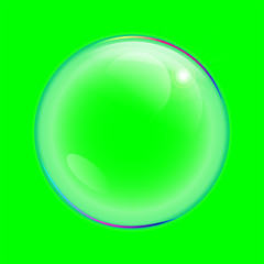 realistic transparent bubbles isolated element