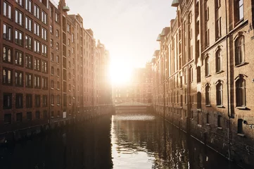 Hamburg Speicherstadt im Sonnenuntergang © Janis