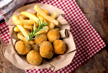 fried stuffed olives
