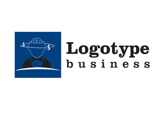 The brain logo,idea,business,money
