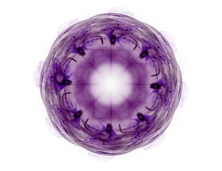 Geometry of Space series. Visually attractive backdrop made of conceptual grids curves and fractal elements suitable as element