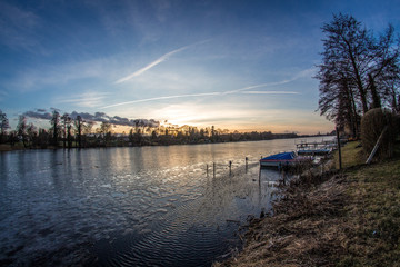 Obraz premium der gefrorene See