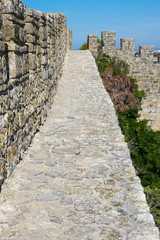 Fototapeta na wymiar Fortified wall of Obidos