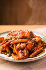 squid bokkeum. Stir-fried Squid.