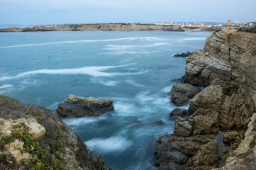 The coast of Atlantic ocean