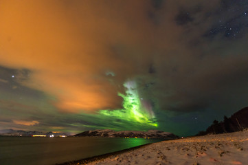 The polar lights in Norway 