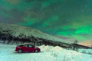 Fotobehang The polar lights in Norway  © belov3097