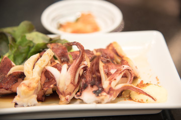 grilled squid