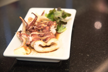 grilled squid