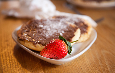 Pancakes and Strawberries 