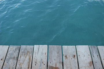 Fototapeta premium Steg im Wasser