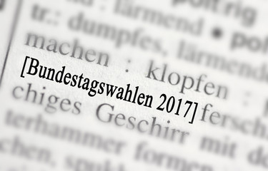Fototapeta premium Bundestagswahlen