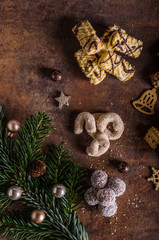 Christmass cookies, candy