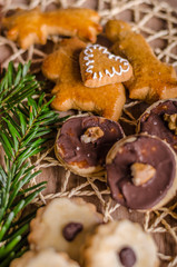 Christmass cookies, candy