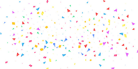 Confetti. Holiday shiny confetti isolated on white background. Colorful confetti