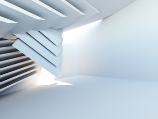 Abstract 3d architectural background