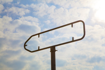 Leeres Schild