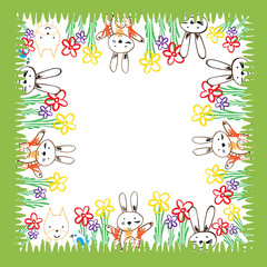 Obraz premium Colorful kids frame