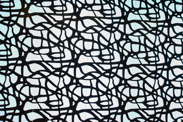 Naklejka premium black web on white light background