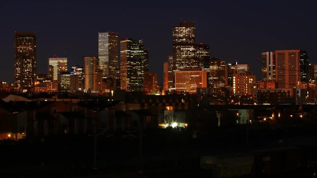 Downtown Denver Full Sunrise Timelapse