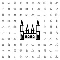 Obraz premium castle icon illustration