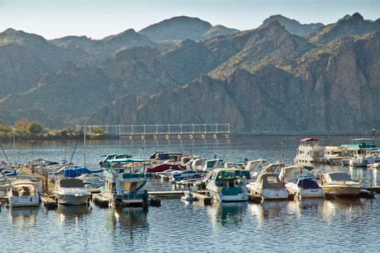 Marina  Saguaro Lake Arizona