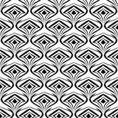 Seamless abstract pattern on wallpaper