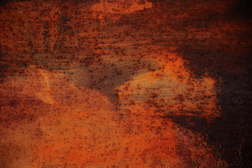 faded rusty surface