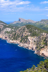 Cap de formentor - beaufitul coast of Mallorca, Spain - Europe