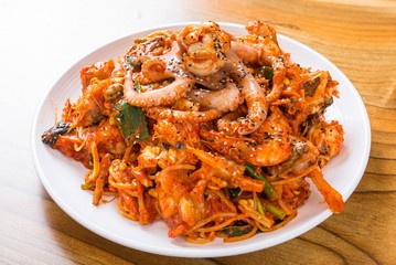 Braised Spicy Monkfish.  Agwi-jjim.