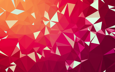 Abstract low poly background, geometry triangle