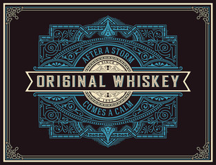 Old Whiskey Label