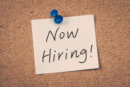 now hiring
