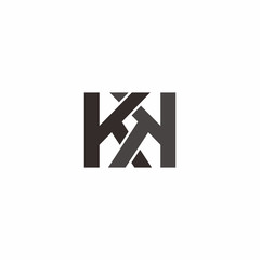 K K Letter Logo Vector