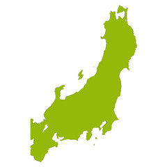日本地図　東日本　