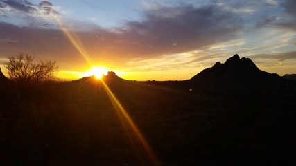 Sunset over Tempe