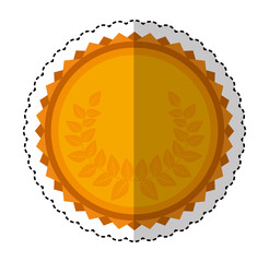 medal price award icon vector illustration design