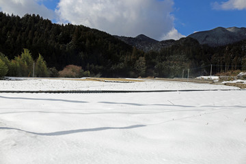 冬の久万高原町