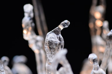 coloured glaze flowers   buddha bubble