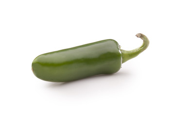 Jalapeno on white