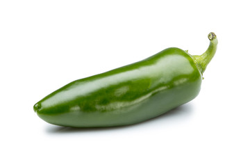 Jalapeno on white
